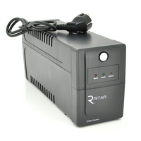 ДБЖ Ritar RTP800 (480W) Proxima-L, LED, AVR, 4st, 2xSCHUKO socket, 1x12V9Ah, plastik Case. NEW! Зображення