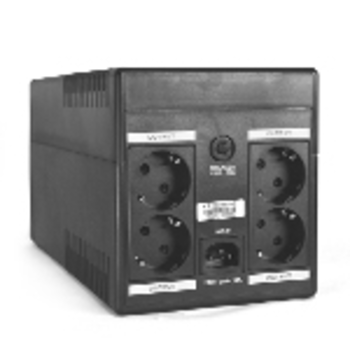 ДБЖ Ritar RTP1000 (600W) Proxima-L, LED, AVR, 3st, 4xSCHUKO socket, 2x12V7Ah, plastik Case  ( 460 x 225 x 245 ) Q2 Зображення