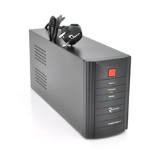 ДБЖ Ritar RTM600 (360W) Proxima-L, LED, AVR, 2st, 2xSCHUKO socket, 1x12V7Ah, metal Case ( 300 х 85 х140 ) Q4 Изображение