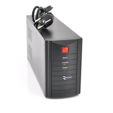 ДБЖ Ritar RTM1000 (600W) Proxima-L, LED, AVR, 3st, 3xSCHUKO socket, 2x12V7Ah, metal Case (350х120х190) Q2 Изображение