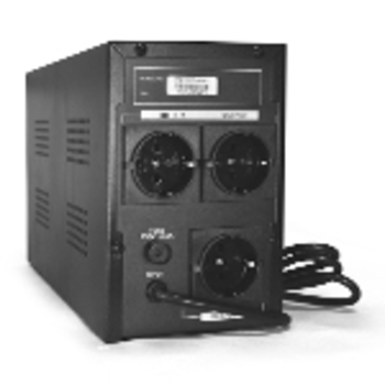 ДБЖ Ritar RTM1500 (900W) Proxima-L, LED, AVR, 3st, 3xSCHUKO socket, 2x12V9Ah, metal Case (350х120х190) Q2 Зображення