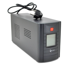 ДБЖ Ritar RTM1000 (600W) Proxima-D, LCD, AVR, 3st, 3xSCHUKO socket, 2x12V7Ah, metal Case (350х120х190) Q2 Изображение