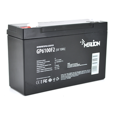 Акумуляторна батарея MERLION AGM GP6100F2 6 V 10Ah ( 150 x 50 x 95 (100) ) Q10/540 Зображення