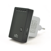 Підсилювач WiFi сигналу з вбудованою антеною LV-WR02, живлення 220V, 300Mbps, IEEE 802.11b / g / n, 2.4GHz, BOX Зображення