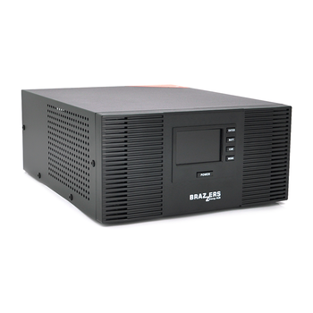 ДБЖ BRAZZERS BRSW-LFP-600 (500Вт), під зовнішній АКБ 12V(LiFePo4/GEL/AGM), струм заряду 10/20A, BOX Изображение