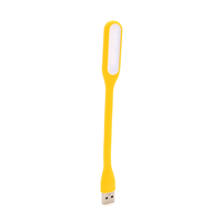 Ліхтарик гнучкий LED USB, Yellow, OEM Зображення