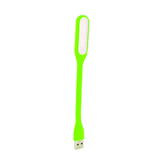 Ліхтарик гнучкий LED USB, Green, OEM Изображение