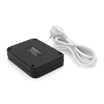 Мережевий фільтр ТВ-Т15, 4 розетки + 3 USB, 2 м, перетин 3х0, 75мм, 2500W, Black, Box Зображення
