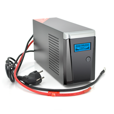 ДБЖ з правильною синусоїдою RITAR RTSW-600 LCD, 12В, під зовнішній АКБ, Q4  (320*132*210) 4,2 кг (260*85*140) Зображення