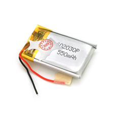 Літій-полімерний акумулятор 6*20*30mm (Li-ion 3.7В 550мА·год) Зображення