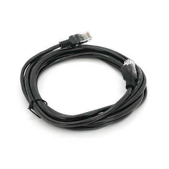 Патч-корд литий RITAR, CCA, UTP, RJ45, Cat.5e, 3m, чорний Q400 Зображення