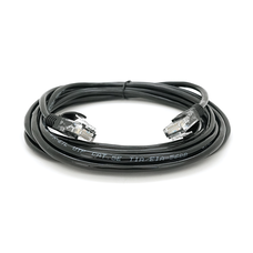 Патч-корд литий RITAR, CCA, UTP, RJ45, Cat.5e, 3m, чорний Q400 Изображение