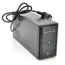 ДБЖ Ritar E-RTM600 (360W) ELF-L, LED, AVR, 2st, 2xSCHUKO socket, 1x12V7Ah, metal Case  Q4 (365*130*210) 4,8 кг (310*85*140) Зображення