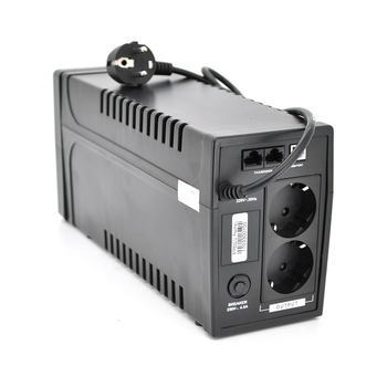ДБЖ Ritar RTP800L-U (480W) Proxima-L, LED, AVR, 2st, USB, 2xSCHUKO socket, 1x12V9Ah, plastik Case. NEW! Зображення