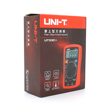 Мультиметр UNI-T UT33С+ Измерения: V, A, R, T Зображення