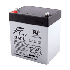 Акумуляторна батарея AGM RITAR RT1255, Gray Case, 12V 5.5Ah ( 90 х 70 х 101 (107) ) Q10 Зображення