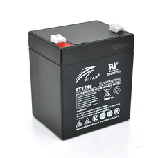 Акумуляторна батарея AGM RITAR RT1245B, Black Case, 12V 4.5Ah ( 90 х 70 х 101 (107) ) Q10 Зображення