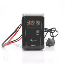 ДБЖ з правильною синусоїдою RITAR RTSW-600 LED, 12В, під зовнішній АКБ, Q4 (320*132*210) 4,2 кг (260*85*140) Зображення