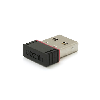 Бездротовий мережевий адаптер Wi-Fi-USB Merlion LV-UW01,RT7601,802.11bgn,150MB, 2.4 GHz,2000/xp/visat,Win7, Win8,Linux,Mac,Blister Изображение