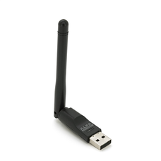 Бездротовий мережевий адаптер з антеною 10см Wi-Fi-USB LV-UW07, RT7601, 802.11bgn, 300MB, 2.4 GHz, WIN7 / XP / Vista / 2K / MAC / LINUX, Blister Q300 Изображение
