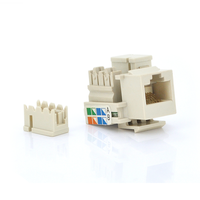 Модуль широкий Keystone Jack RJ-45 кат.5E UTP, 23,0 мм, Q50 Зображення
