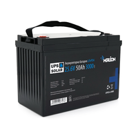 Літій-залізо-фосфатний акумулятор Merlion LiFePO4 25.6V 50AH,(330x173x216), до 3000 циклів Изображение