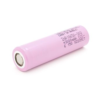 Акумулятор 18650 Li-Ion Samsung INR18650-30Q, 3000mAh, 30A, 4.2 / 3.6 / 2.5V, PINK, 2 шт в упаковці, ціна за 1 шт Зображення