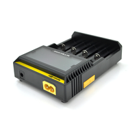 Зарядний пристрій універсальний Nitecore Digicharger D4, 4 канали, LCD дисплей, підтримує Li-ion, Ni-MH та Ni-Cd AA (R6), ААA (R03), AAAA, С (R14) Зображення