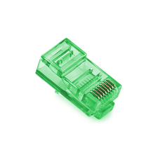 Конектор Merlion RJ-45 8P8C UTP Cat-5 (100 шт / уп.) Q100 Green Изображение
