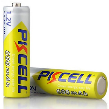 Акумулятор PKCELL 1.2V AA 600mAh NiMH Rechargeable Battery, 2 штуки у блістері ціна за блістер, Q Изображение