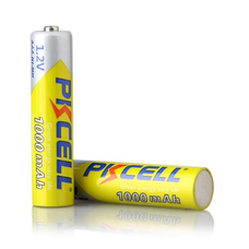 Акумулятор PKCELL 1.2V AAA 1000mAh NiMH Rechargeable Battery, 2 штуки у блістері ціна за блістер, Q12/144 Зображення