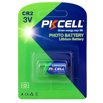 Батарейка літієва PKCELL 3V CR2 850mAh Lithium Manganese Battery ціна за блист, Q8/96 Зображення