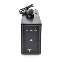 ДБЖ Ritar E-RTM500 (300W) ELF-L, LED, AVR, 2st, 2xSCHUKO socket, 1x12V7Ah, metal Case. Q4 (365*130*210) 4,8 кг (310*85*140) Зображення