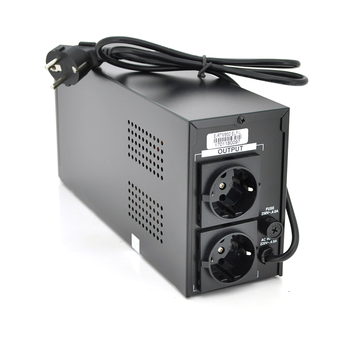 ДБЖ Ritar E-RTM850 (510W) ELF-L, LED, AVR, 2st, 2xSCHUKO socket, 1x12V9Ah, metal Case  Q4 (370*130*210)  5,8кг (310*85*140) Зображення