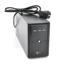 ДБЖ Ritar E-RTM850 (510W) ELF-L, LED, AVR, 2st, 2xSCHUKO socket, 1x12V9Ah, metal Case  Q4 (370*130*210)  5,8кг (310*85*140) Зображення