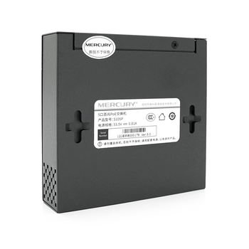 Комутатор POE 48V Mercury S105P 48V 5 портів Ethernet 10/100 Мбіт / сек, БП в комплекті, BOX Q200 Изображение