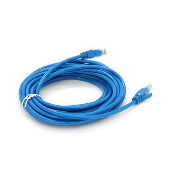 Патч-корд литий RITAR, UTP, RJ45, Cat.5e, 5m, синій, Cu (мідь) Зображення