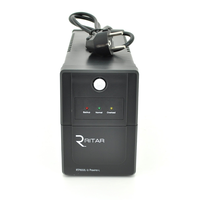 ДБЖ Ritar RTP650L-U (390W) Proxima-L, LED, AVR, 2st, USB, 2xSCHUKO socket, 1x12V7Ah, plastik Case ( 340 x 140 X 205) 4.7 кг Q4 Зображення