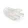 Ковпачок ізолюючий Merlion RJ-45 прозорий Cat.5/Cat.6 (100 шт / уп.) Q100 Зображення