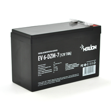 Тягова акумуляторна батарея Merlion EV 6-DZM-7, 12V 7Ah F2 (151*65*93), Q10 Изображение