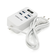 Мережевий фільтр ТВ-Т05, 4 USB, 1.5 м, перетин 3х0,5мм, 2.1А, White, Box Зображення