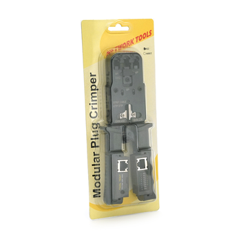 Інструмент HT-022 для обжимки RJ-45 (8P8C) та RJ-12/11 (6P6C), з тестером, профі якість Зображення