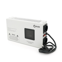 Стабілізатор напруги релейний настінного монтажу Europower SLIM-2000SBR LED, 2000VA 1400W, 140-270Vac, SHUKO 2, Q1 Зображення