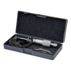 Механічний мікрометр в футлярі, Діапазон вимірювань: 0-25 мм Точність вимірювання: 0,01 мм Зображення