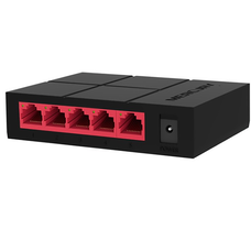 Комутатор Mercury SG105M 5 портів Ethernet 10/100 Мбіт/1000 Мбіт/сек, + перехідник, BOX Q60 Изображение