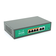 Комутатор POE SICSO 48V з 4 портами POE 100Мбіт + 2порт Ethernet (UP-Link) 100Мбіт, з посил. сигн. до 250м, корпус-метал, Silver, БП вбудований, Q30 Изображение