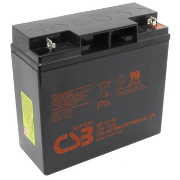 Акумуляторна батарея CSB GP12170B1, 12V 17Ah (181х77х167мм) Q4/96 Зображення