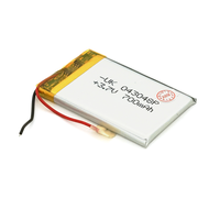 Літій-полімерний акумулятор 4*30*48mm (Li-ion 3.7В 700мА·год) Зображення