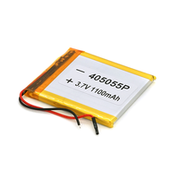 Літій-полімерний акумулятор 4*50*55mm (Li-ion 3.7В 1100мА·ч) Зображення