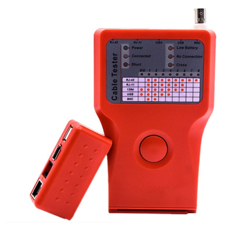 Кабельний тестер Merlion  мультифункціональний 5 в 1 RJ-11 / RJ-45 / BNC / USB /1394 Изображение